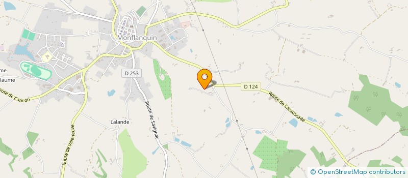localisation de l'entreprise MONSIEUR DANIEL BOISGUERIN  MONFLANQUIN