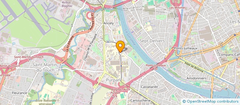 localisation de l'entreprise MONSIEUR DANIEL BOISSIERE à TOULOUSE