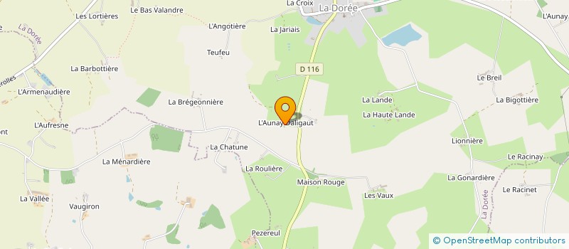 localisation de l'entreprise MONSIEUR DANIEL BOITTIN à LA DOREE