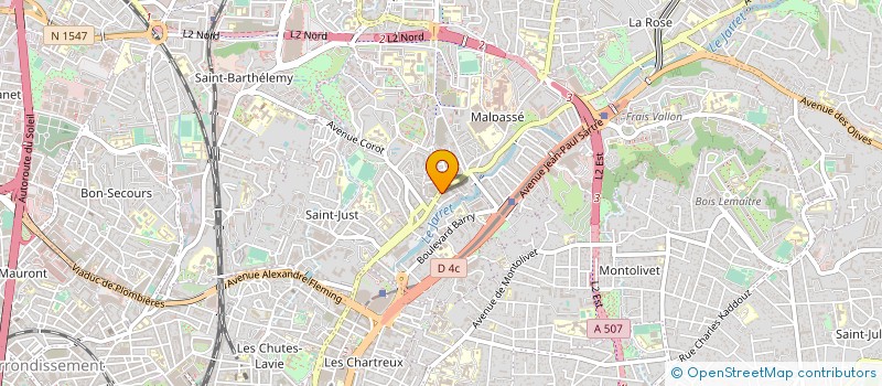 localisation de l'entreprise MONSIEUR DANIEL BOIVIN  MARSEILLE