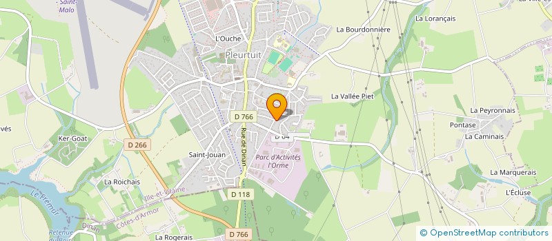 localisation de l'entreprise MONSIEUR DANIEL BOIZARD  PLEURTUIT