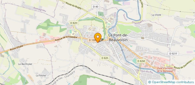 localisation de l'entreprise MONSIEUR DANIEL BOLZAN  LE PONT-DE-BEAUVOISIN