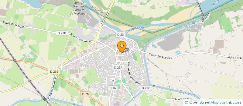 localisation de l'entreprise MONSIEUR DANIEL BOMEA  MALLEMORT