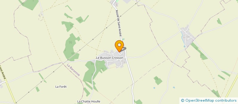 localisation de l'entreprise MONSIEUR DANIEL BON  LA BARONNIE