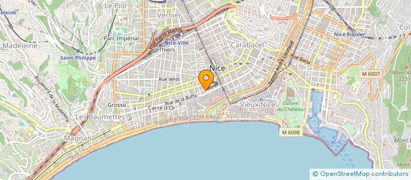 localisation de l'entreprise MONSIEUR DANIEL BONADA à NICE