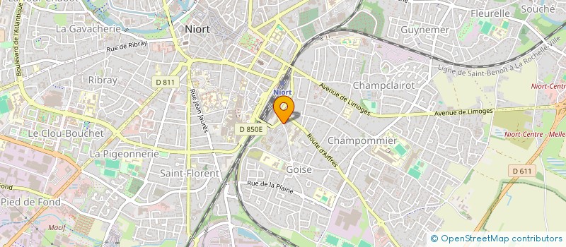 localisation de l'entreprise MONSIEUR DANIEL BONI à NIORT