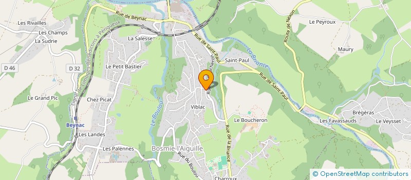 localisation de l'entreprise MONSIEUR DANIEL BONNANT  BOSMIE-L'AIGUILLE