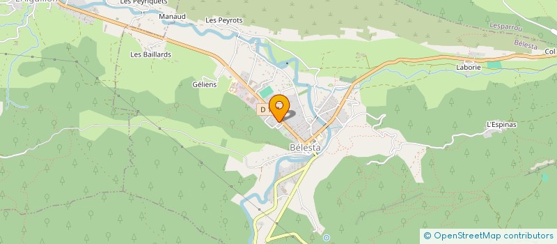 localisation de l'entreprise MONSIEUR DANIEL BONNARD à BELESTA