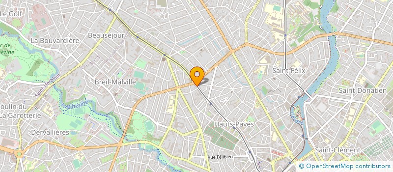 localisation de l'entreprise MONSIEUR DANIEL BONNEAU à NANTES