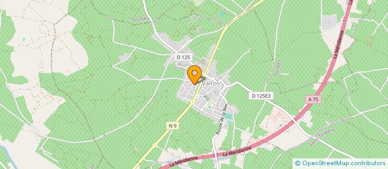 localisation de l'entreprise MONSIEUR DANIEL BONNET  VALROS