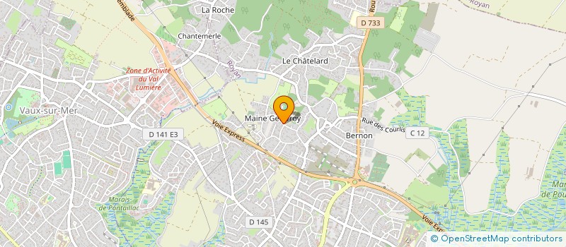 localisation de l'entreprise MONSIEUR DANIEL BORDE à ROYAN