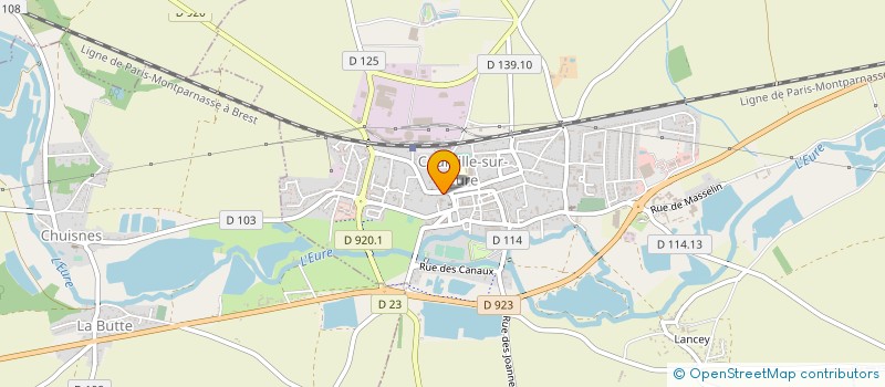 localisation de l'entreprise MONSIEUR DANIEL BORDERON à COURVILLE-SUR-EURE