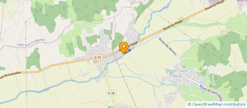 localisation de l'entreprise MONSIEUR DANIEL BOTTURI  EYZIN-PINET