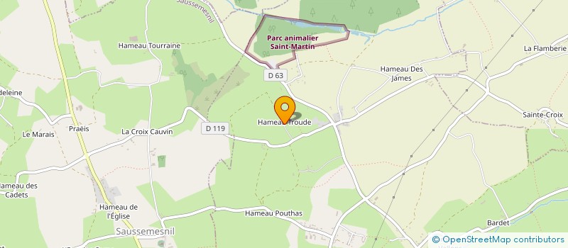 localisation de l'entreprise MONSIEUR DANIEL BOUCARD  MONTAIGU-LA-BRISETTE