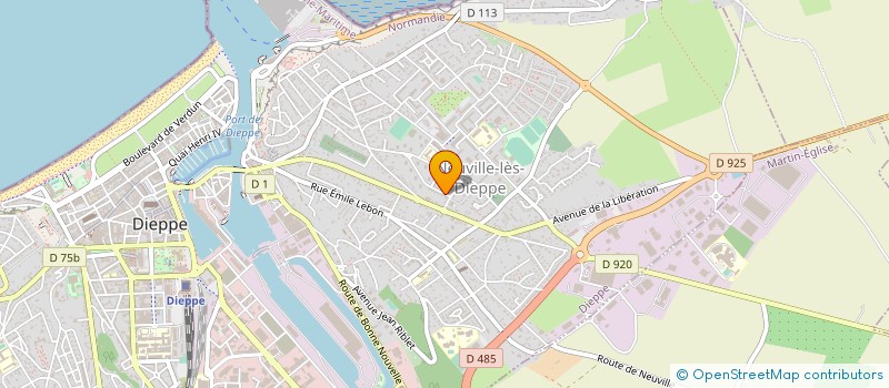 localisation de l'entreprise MONSIEUR DANIEL BOUCHER à DIEPPE