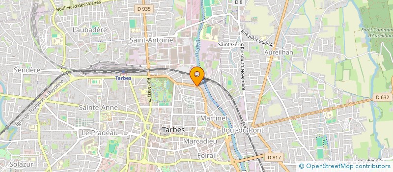 localisation de l'entreprise MONSIEUR DANIEL BOUCHER  TARBES