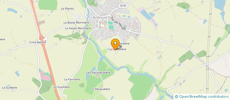 localisation de l'entreprise MONSIEUR DANIEL BOUCHET  BEAUPREAU-EN-MAUGES