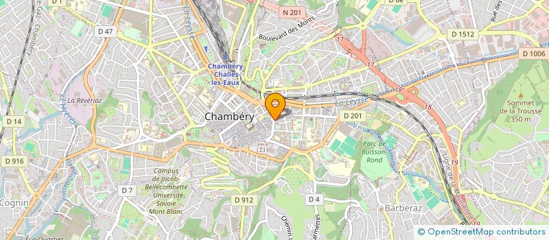 localisation de l'entreprise MONSIEUR DANIEL BOUCHET  CHAMBERY