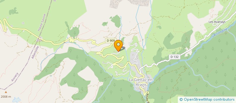 localisation de l'entreprise MONSIEUR DANIEL BOUCHEX-BELLOMIE à LA GIETTAZ