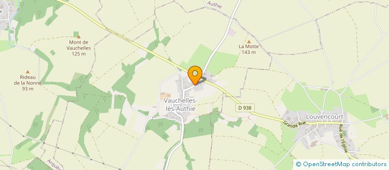 localisation de l'entreprise MONSIEUR DANIEL BOUCHEZ  VAUCHELLES-LES-AUTHIE