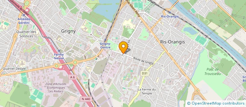 localisation de l'entreprise MONSIEUR DANIEL BOUD HORS  RIS-ORANGIS