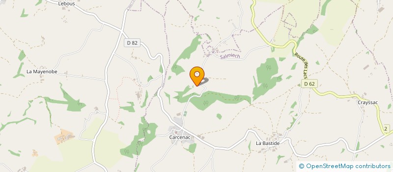 localisation de l'entreprise MONSIEUR DANIEL BOUDES  SALMIECH