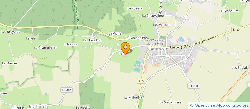 localisation de l'entreprise MONSIEUR DANIEL BOUDON à TOUROUVRE AU PERCHE
