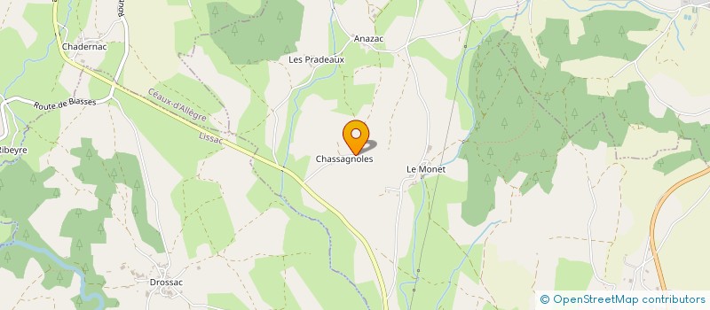 localisation de l'entreprise MONSIEUR DANIEL BOUDON à SAINT-PAULIEN