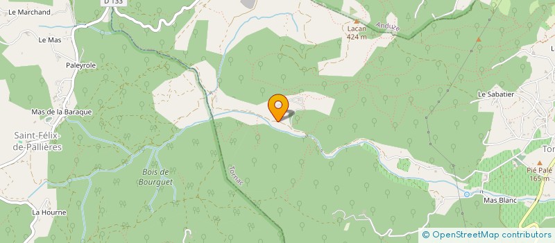 localisation de l'entreprise MONSIEUR DANIEL BOUET  TORNAC