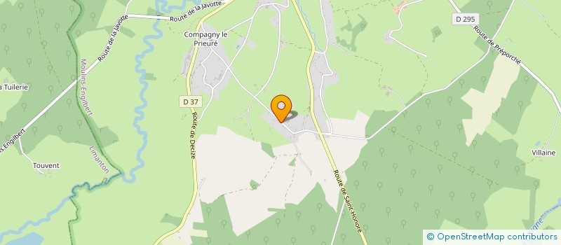 localisation de l'entreprise MONSIEUR DANIEL BOUGRIER  MOULINS-ENGILBERT