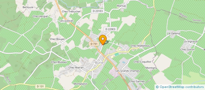 localisation de l'entreprise MONSIEUR DANIEL BOUILLARD à BURIE