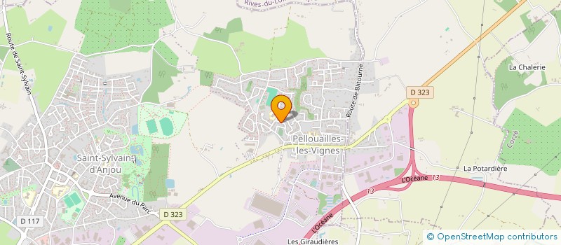 localisation de l'entreprise MONSIEUR DANIEL BOUILLET  VERRIERES-EN-ANJOU