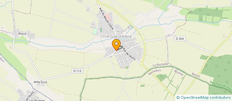 localisation de l'entreprise MONSIEUR DANIEL BOULAIS  LE GUE-D'ALLERE