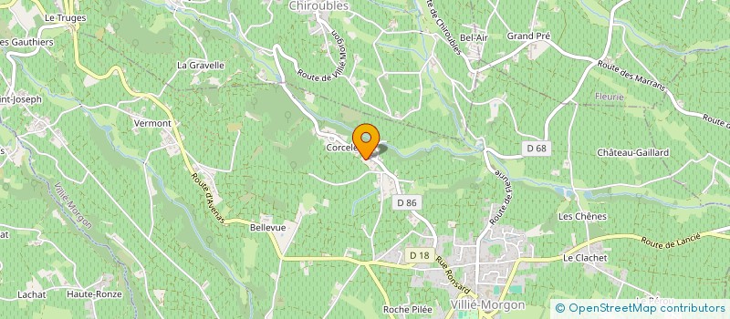 localisation de l'entreprise MONSIEUR DANIEL BOULAND  VILLIE-MORGON