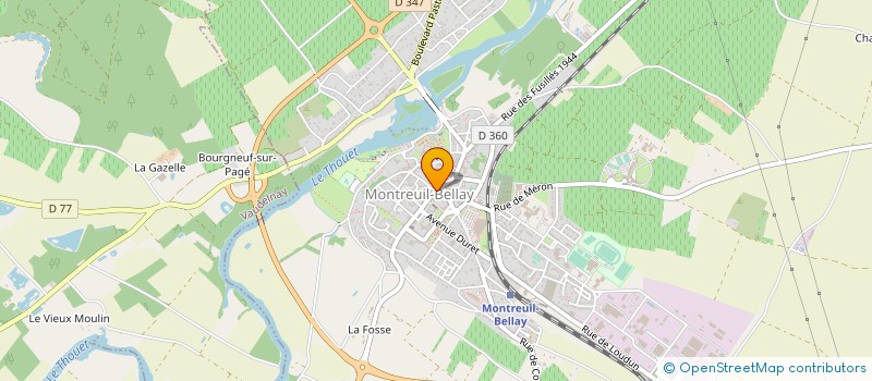 localisation de l'entreprise MONSIEUR DANIEL BOULAY à MONTREUIL-BELLAY