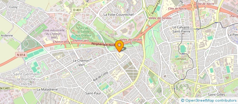 localisation de l'entreprise MONSIEUR DANIEL BOULEY à CAEN