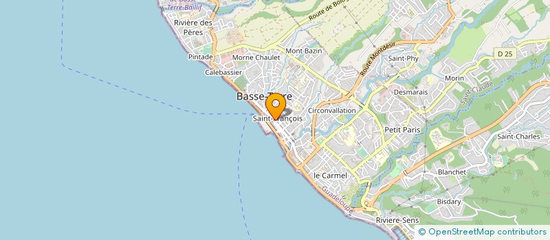 localisation de l'entreprise MONSIEUR DANIEL BOULOGNE à BASSE-TERRE