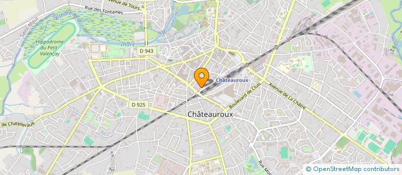 localisation de l'entreprise MONSIEUR DANIEL BOURDIN à CHATEAUROUX