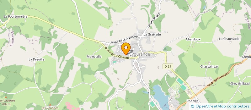 localisation de l'entreprise MONSIEUR DANIEL BOURDIN  EYGURANDE