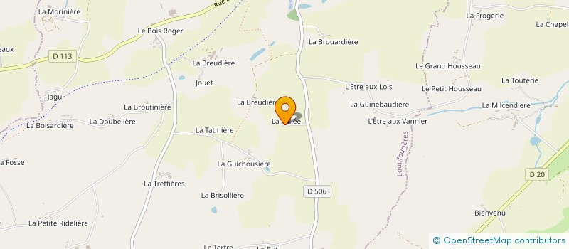 localisation de l'entreprise MONSIEUR DANIEL BOURGE à LOUPFOUGERES