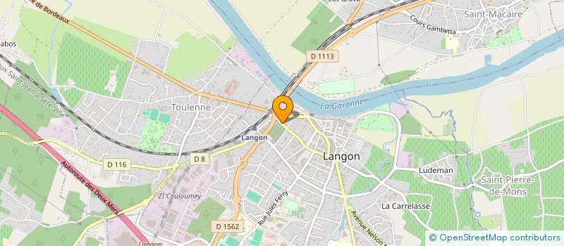 localisation de l'entreprise MONSIEUR DANIEL BOURGEOIS à LANGON