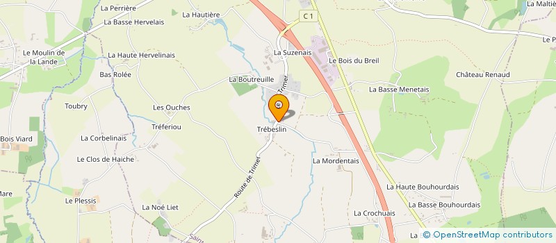 localisation de l'entreprise MONSIEUR DANIEL BOURGES à SAINT-DOMINEUC