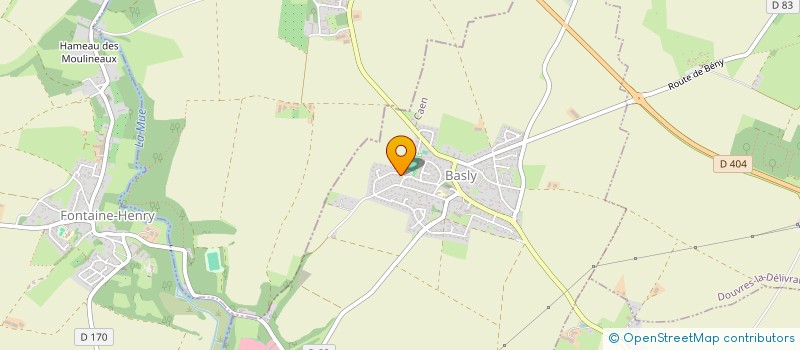 localisation de l'entreprise MONSIEUR DANIEL BOURGET  BASLY