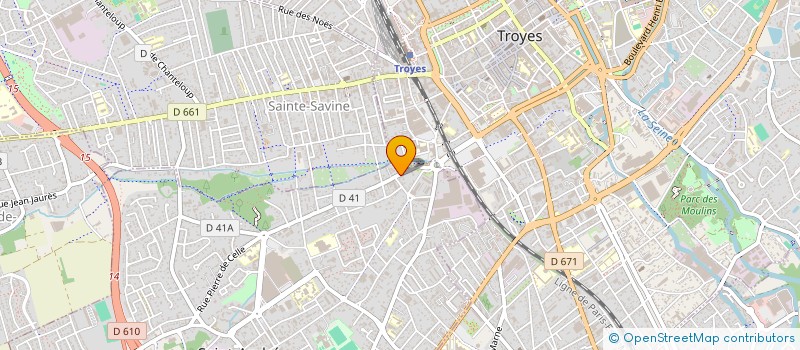 localisation de l'entreprise MONSIEUR DANIEL BOURGUIGNON  SAINT-ANDRE-LES-VERGERS