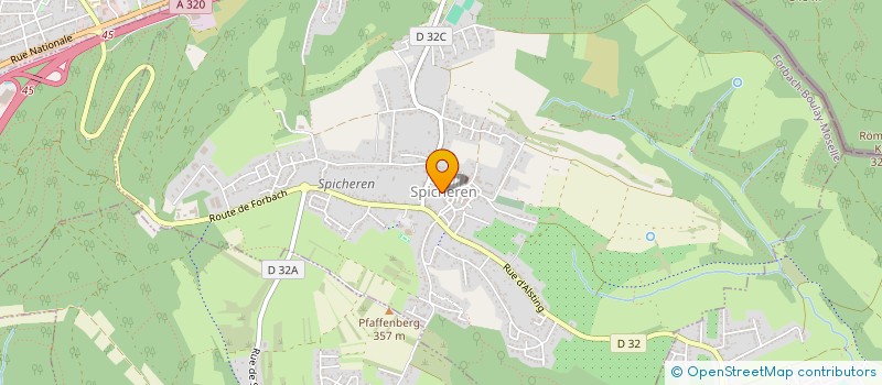 localisation de l'entreprise MONSIEUR DANIEL BOUSCH  SPICHEREN