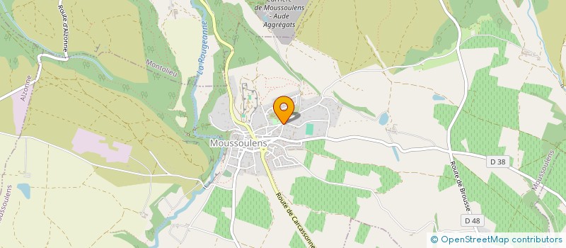 localisation de l'entreprise MONSIEUR DANIEL BOUSQUET  MOUSSOULENS