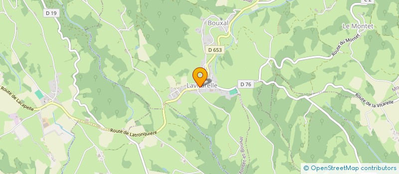 localisation de l'entreprise MONSIEUR DANIEL BOUSSAC  LAURESSES