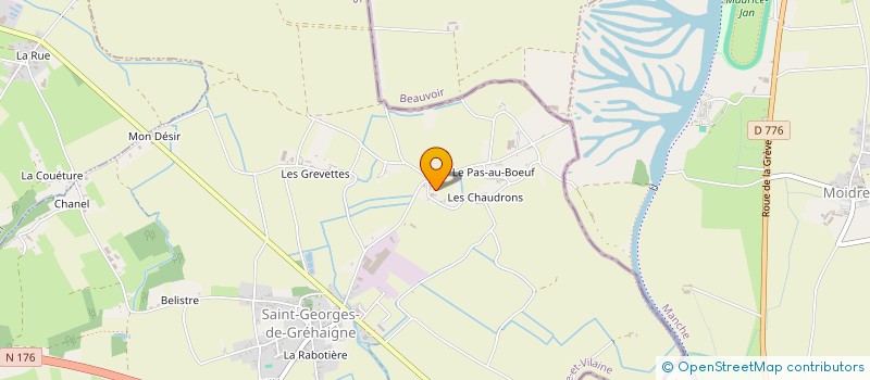 localisation de l'entreprise MONSIEUR DANIEL BOUTROUELLE à SAINT-GEORGES-DE-GREHAIGNE