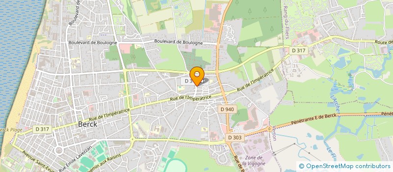 localisation de l'entreprise MONSIEUR DANIEL BOUVILLE  BERCK