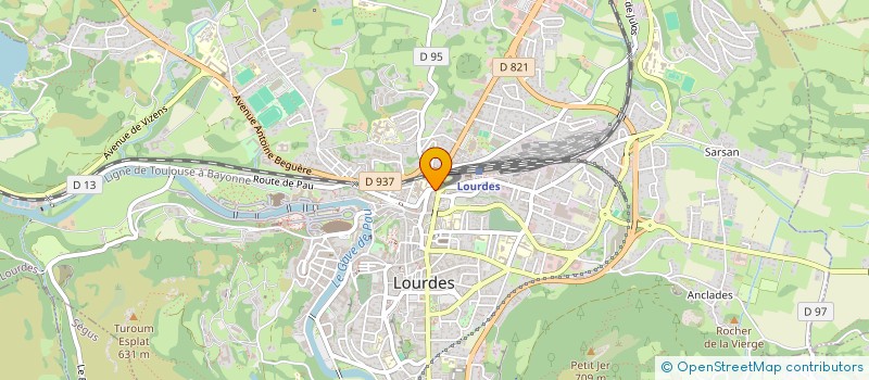 localisation de l'entreprise MONSIEUR DANIEL BOYER à LOURDES